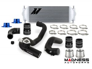 Ford Bronco Performance Intercooler Kit - 2.3L EcoBoost - Mishimoto - Black Pipes Silver Core